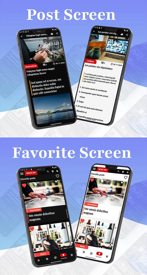 ElevenPress - A full-featured WordPress mobile app crafted with Flutter - 4