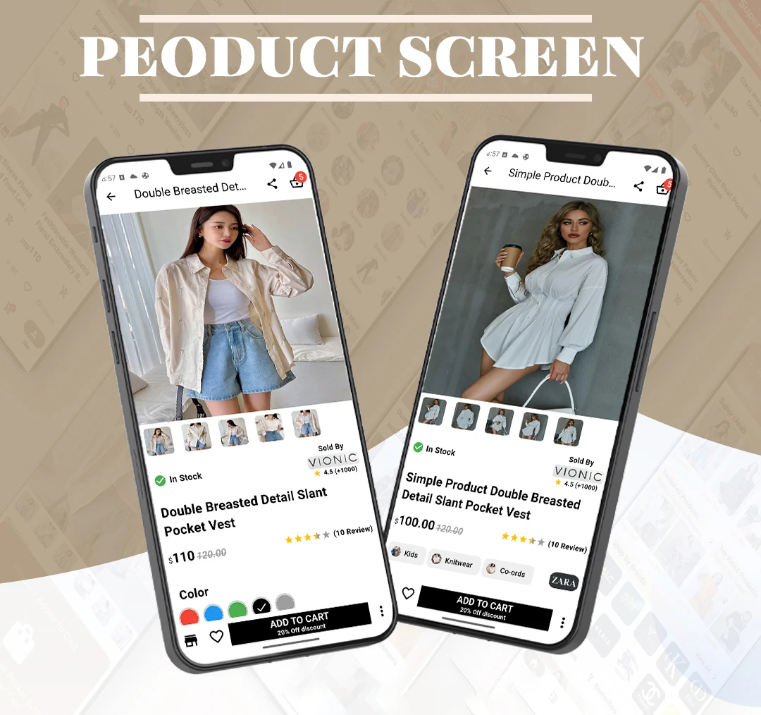 Flutter Fashion - Fashion Shop Ecommerce UI KIT | Flutter e-commerce template - 12