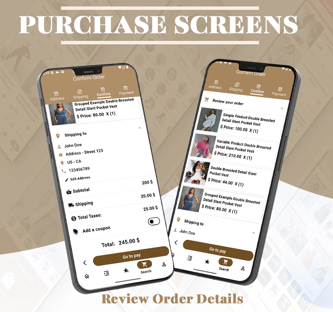 Flutter Fashion - Fashion Shop Ecommerce UI KIT | Flutter e-commerce template - 18