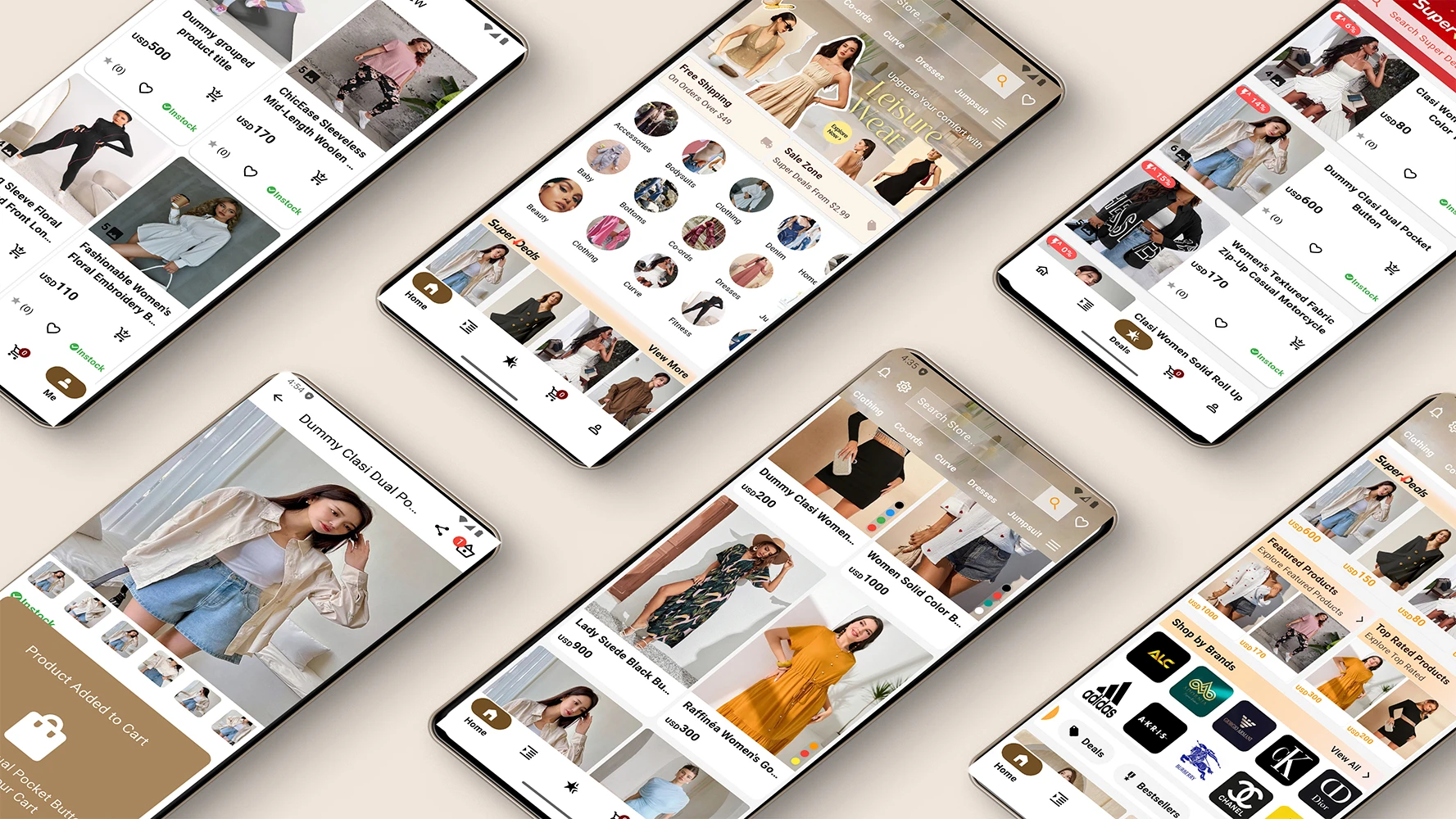 Flutter Fashion - Fashion Shop Ecommerce UI KIT | Flutter e-commerce template - 2