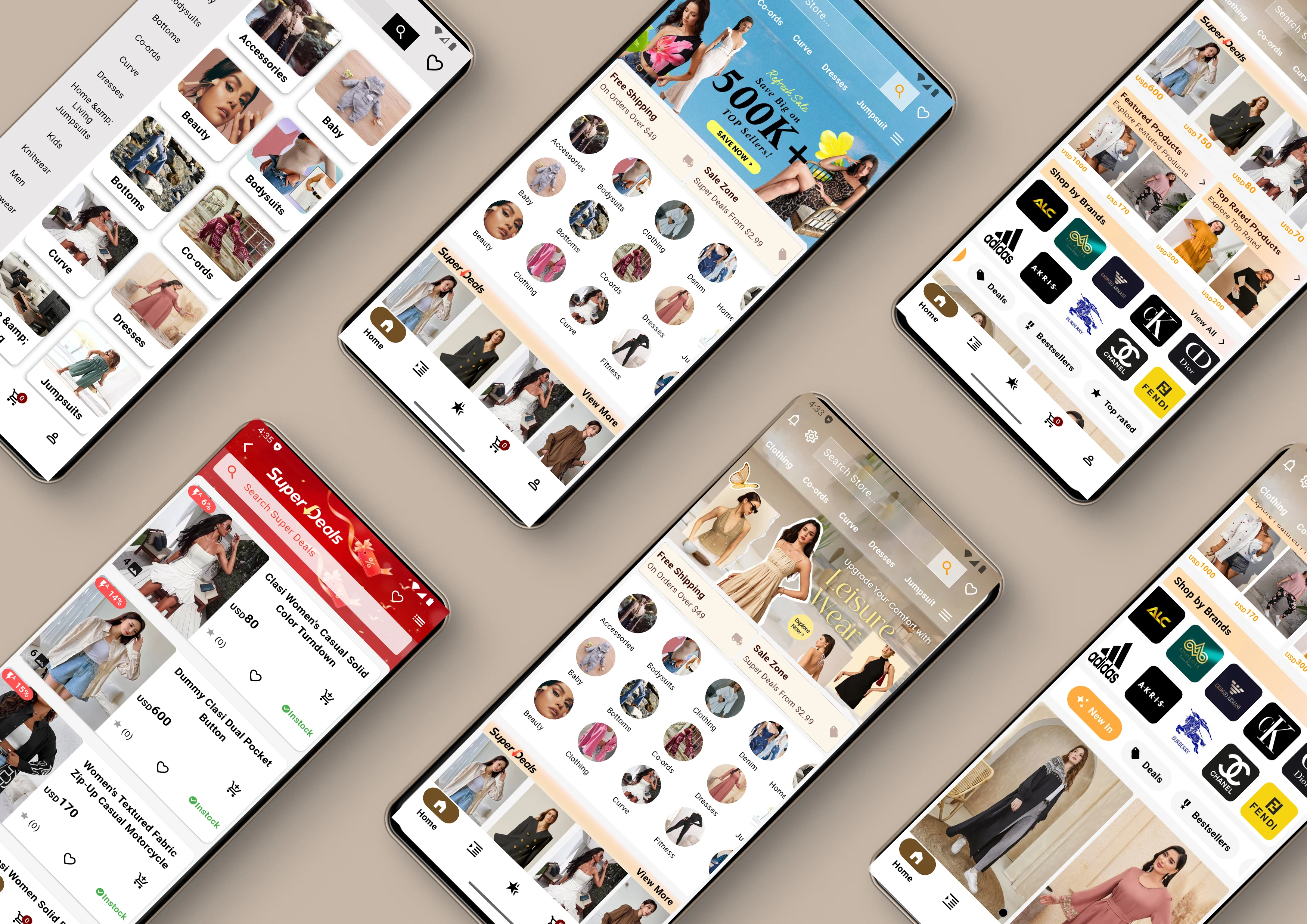 Flutter Fashion - Fashion Shop Ecommerce UI KIT | Flutter e-commerce template - 3